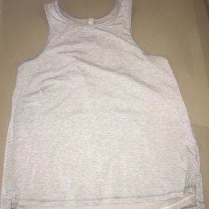 Athleta striped comfy tank top